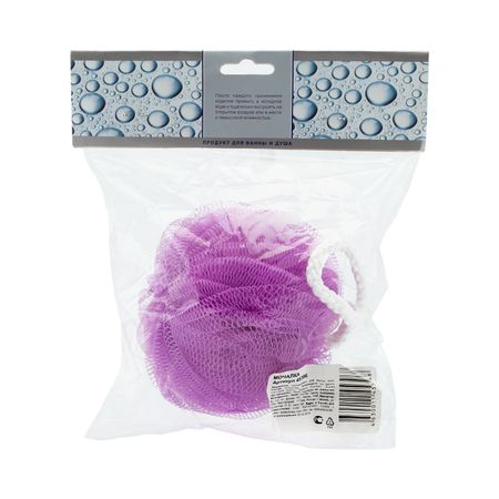 Ригла мочалка Шар фонарик синтетическая 34₽