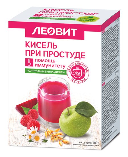 Леовит кисель Диетический при простуде 5 225₽