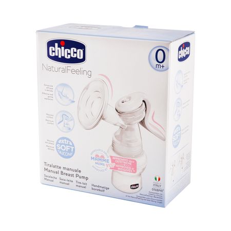 Чикко молокоотсос ручной с бутылочкой Нейчерал филинг 2124₽