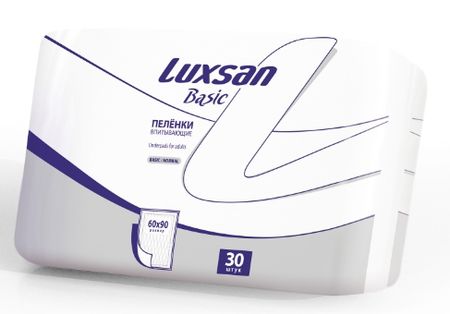 Люксан пеленки Бейсик нормал 60х90см 30 930₽