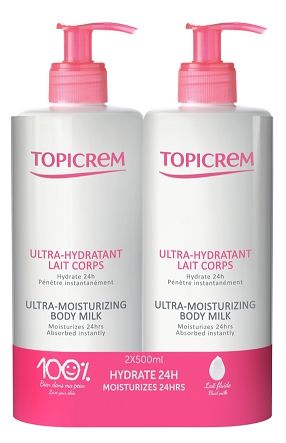 Топикрем молочко для тела ультра увлажняющее 500млх2 2100₽