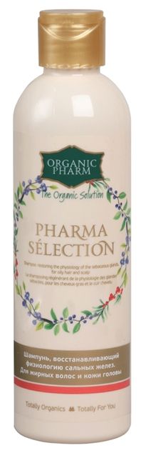 Ригла шампунь ОрганикФарм Фармаселекшен восстанавливающий физиологию сальных желез для жирных волос и кожи головы 250мл