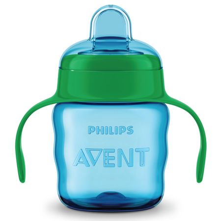 Филипс Авент чашка-непроливайка голубой 6 мес 200мл SCF551 05 541₽