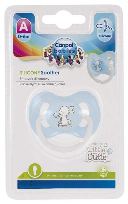 Канпол пустышка анатомическая силиконовая маленькие милашки 0-6 мес 394₽