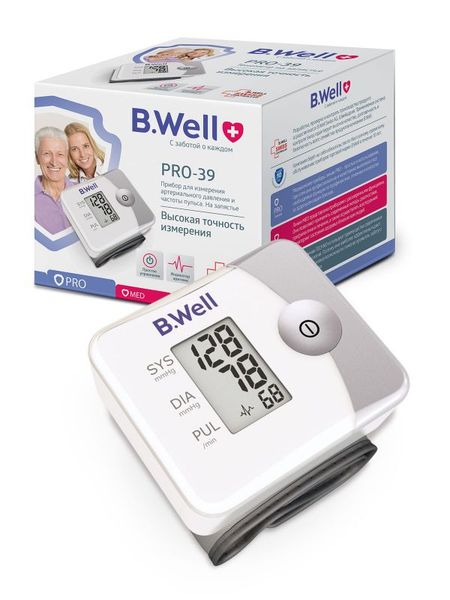 БВелл тонометр ПРО-39 на запястье 1780₽