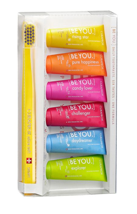 Курапрокс набор шесть вкусов паста зубная 10 мл 6 щетка зубная для детей 3311₽