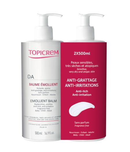 Топикрем АД набор бальзам для лица тела липидовосстанавливающий 500мл 2 2482₽