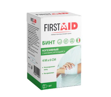 Ферстэйд бинт когезивный самофиксирующийся 4мх6см 235₽