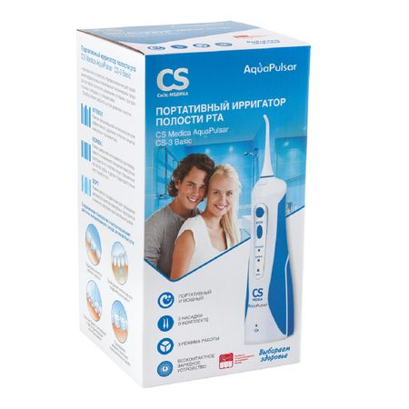 СиЭс Медика портативный ирригатор для полости рта Аква Пульсар CS-3 Бэйсик 2124₽
