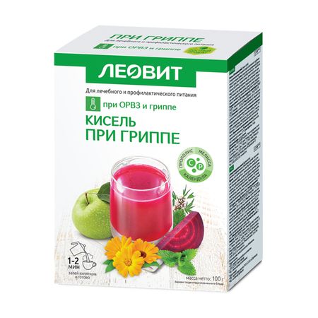 Леовит кисель При гриппе 5 225₽