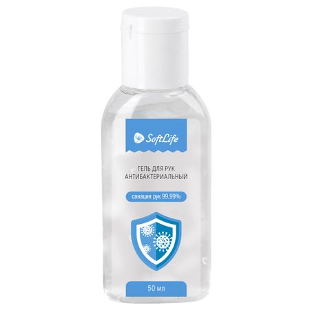 СофтЛайф гель для рук антибактериальный с увлажняющим действием 50мл 62₽