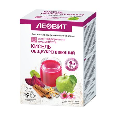 Леовит кисель общеукрепляющий пак 20г 5 202₽