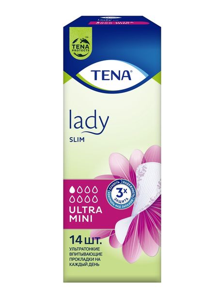 Тена прокладки Леди Слим ультра мини 14 256₽