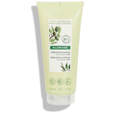 Клоран крем для душа питательный молочко миндаля с органическим маслом Купуасу 200мл 495₽