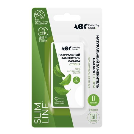 АВС хэлси фуд заменитель сахара Стевия таб 150 153₽