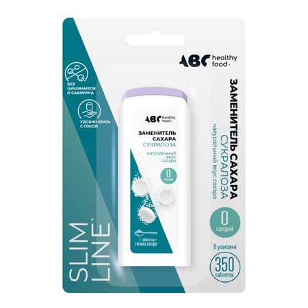 АВС хэлси фуд заменитель сахара Сукралоза таб 350 256₽