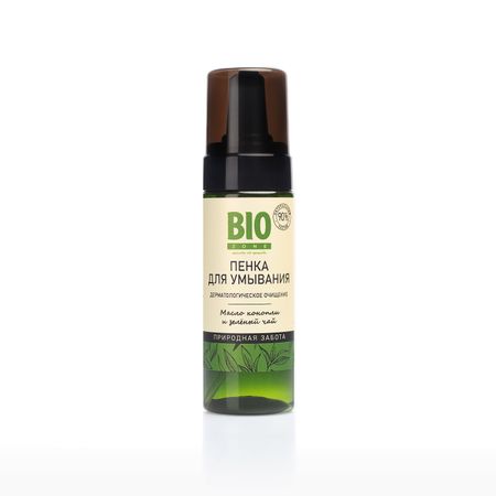 Биозон пенка для умывания масло конопли и зеленый чай 150мл