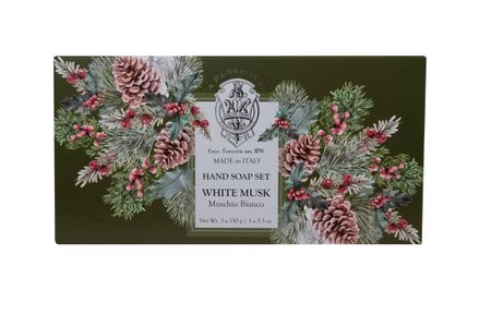 Ла Флорентина набор мыла Белый Мускус 150г 3 1288₽