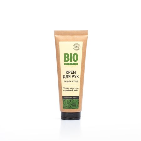 Биозон крем для рук защита и уход масло конопли и зеленый чай 75мл 223₽