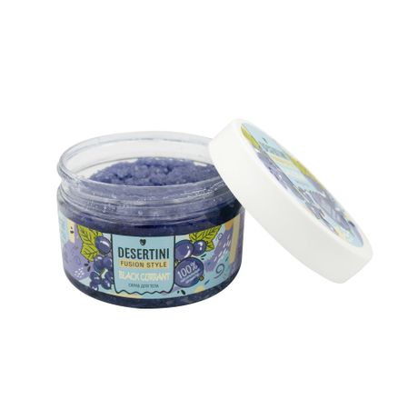 Десертини cкраб для тела сахарно-солевой черная смородина 250мл 310₽