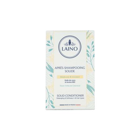 Лэно твердый кондиционер для всех типов волос органические овес и кокосовое масло 60г 1199₽