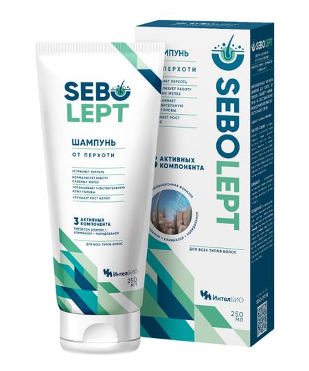 Себолепт шампунь от перхоти 250мл 877₽