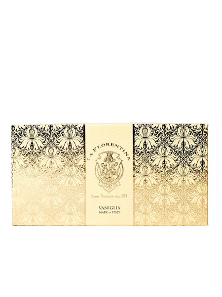 Ла Флорентина набор мыла золотое кружево ваниль 150г 3 1750₽