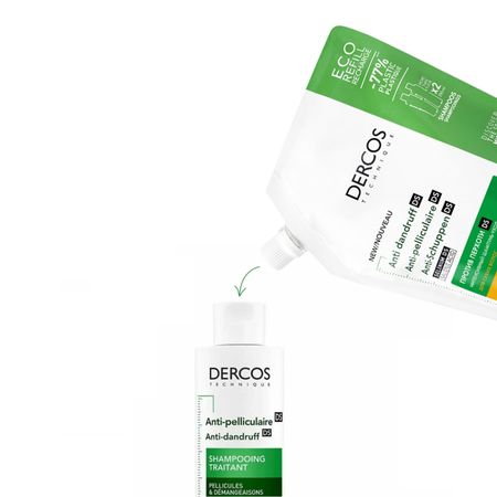 Виши Деркос DS интенсивный шампунь-уход против перхоти для сухих волос 500мл сменный блок 2224₽