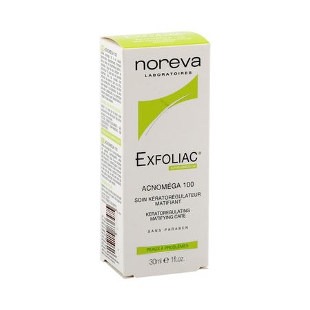 Noreva Exfoliac Акномега 100 крем для лица корректирующий 30мл