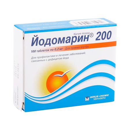 Йодомарин таб 02мг 100 226₽