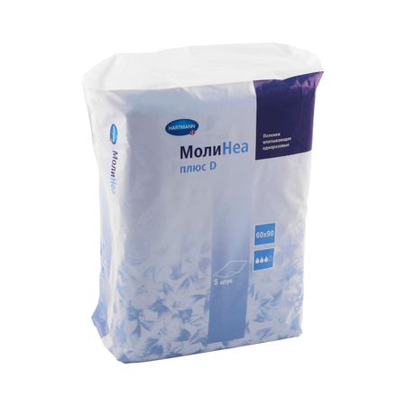 Молинеа пеленки Плюс D при недержании впитмакс 60х90см 5 1639020 172₽