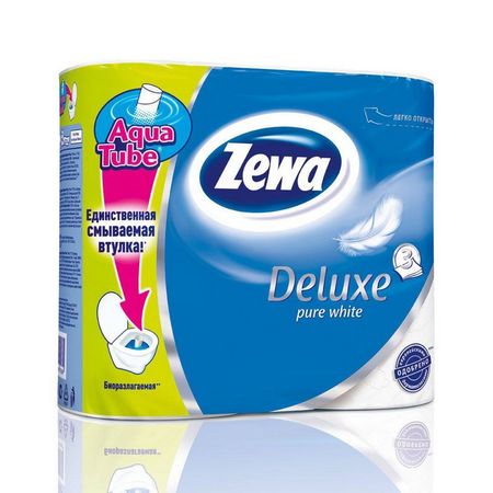 Зева бумага туалетная Делюкс трехслойная белая 4 315₽