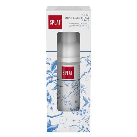 Сплат пенка для полости рта очищающая 2в1 мята 50мл 315₽