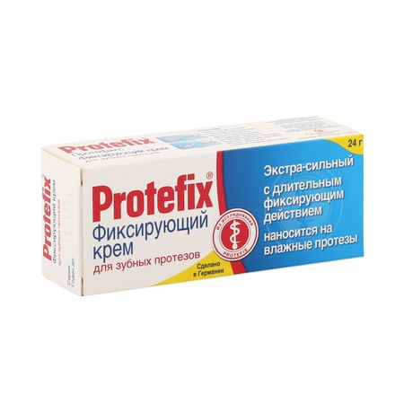 Протефикс крем для фиксации зубнпротезов экстрасильный 20мл 270₽