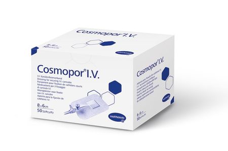 Космопор Ай Ви повязка для фиксации катетера 8х6см 50 9008054 1375₽