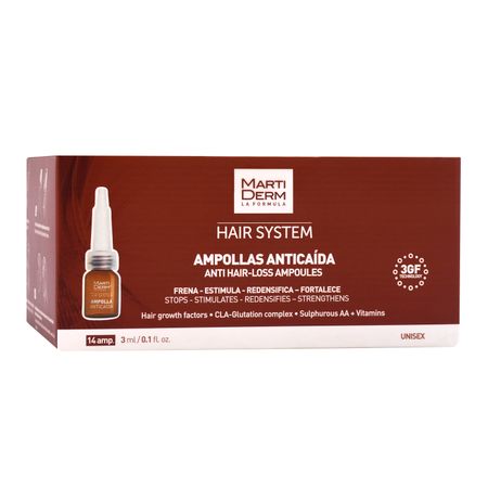Martiderm HAIR SYSTEM ампулы против выпадения волос 3мл 14 5318₽
