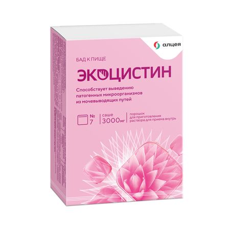 Экоцистин пор.д приг.р-ра 3000мг пак.-саше №7