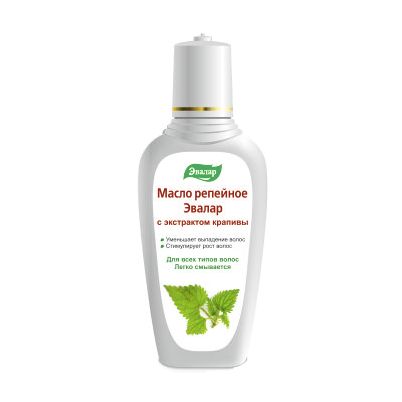 Эвалар масло репейное крапива 100мл 83₽