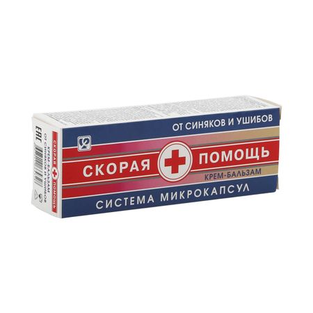 Скорая помощь против синяков ушибов крем-бальзам для тела 75мл 165₽