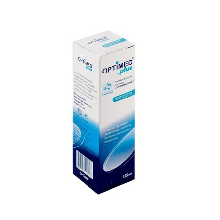 Оптимед Плюс р-р д контлинз универсальный протеиновый очиститель 125мл 147₽