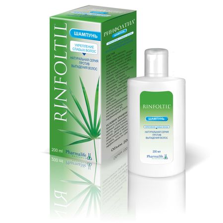 Ринфолтил шампунь укрепление слабых волос 200мл 985₽