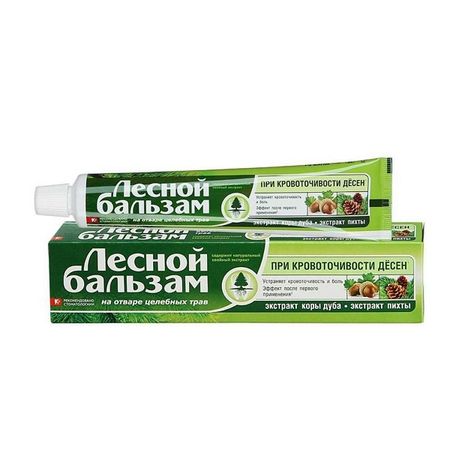 Лесной бальзам паста зубная кора дуба пихта 75мл