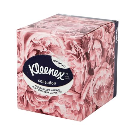 Клинекс салфетки бумажные Коллекшн 100 163₽