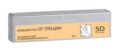 5 дней крем для ног против трещин 30г 394₽