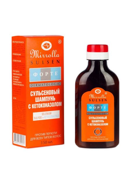 Сульсен форте шампунь с кетоконазолом против перхоти 150мл 475₽
