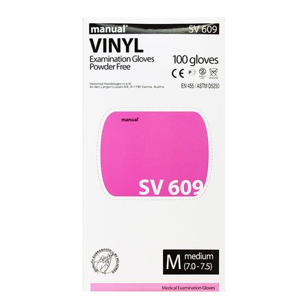 Хелиомед перчатки Мануал смотровые виниловые пара рM 50 SV609 826₽