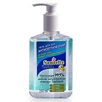 Санитель гель для рук антибактериальный витЕ без отдушки 250мл 327₽