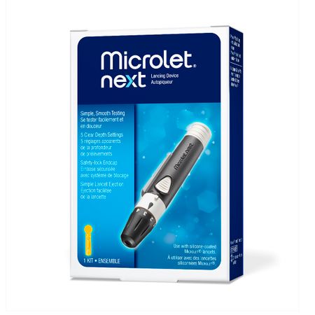 Устройство для прокалывания пальца прокалыватель Микролет Некст 1 ланцеты Микролет 5 459₽