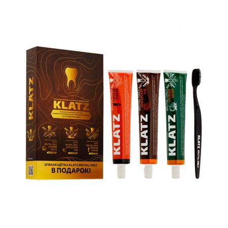 Клатч брутал онли набор Зубная паста Терпкий коньяк 75млУбойный виски 75млБунтарский ром 75мл зубная щетка для взрослых жес 840₽