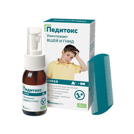 Педитокс средство педикулицидное 60мл 588₽